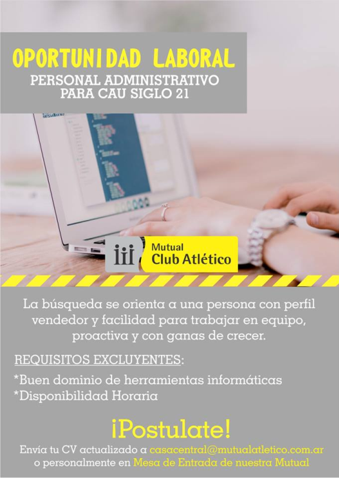 Oportunidad Laboral