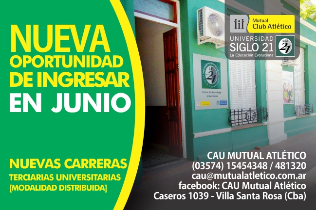 CARRERAS CAU SIGLO 21