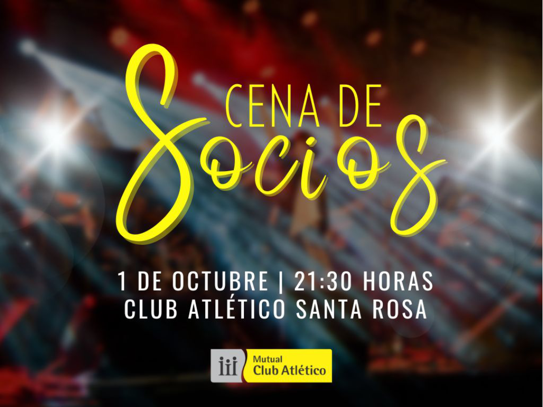 CENA DE SOCIOS