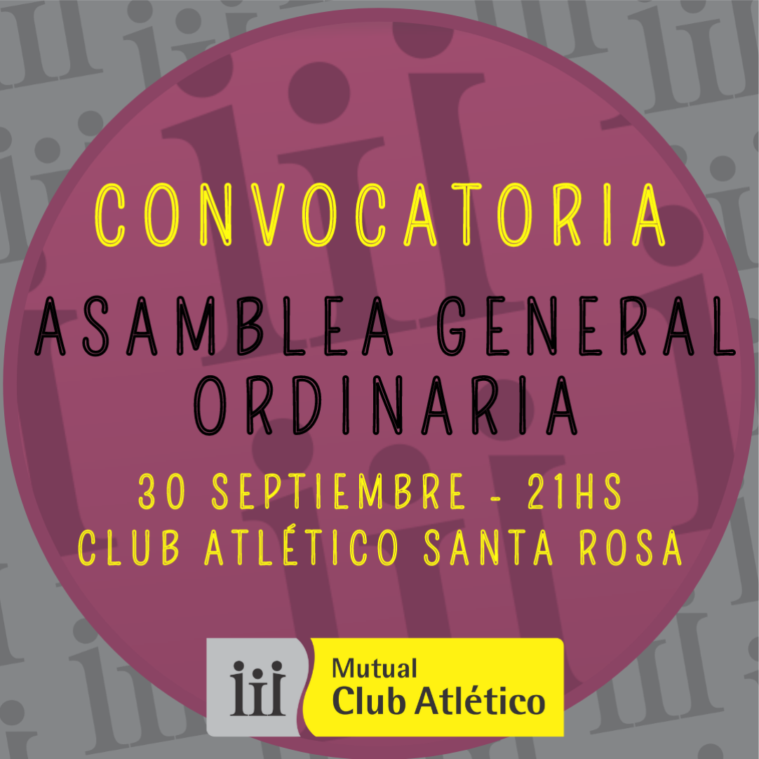 ASAMBLEA GENERAL ORDINARIA
