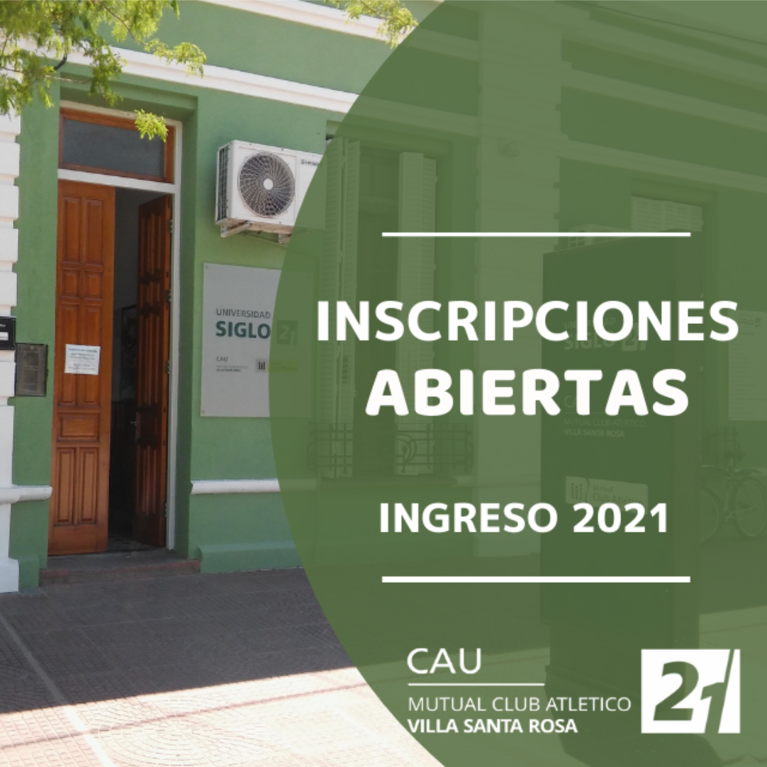 Inscripciones Abiertas en el CAU