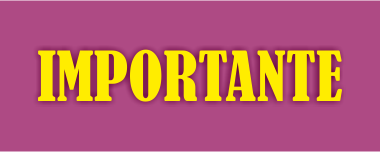 Aviso Importante