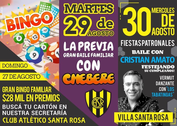 Patronales en Club Atlético
